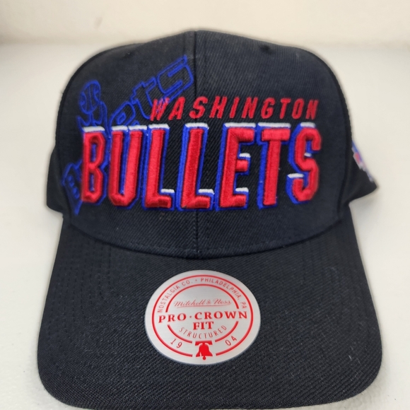 Washington Bullets NBA Draft 1996 Shadow Mitchell & Ness Hat Snapback Cap - Picture 4 of 9